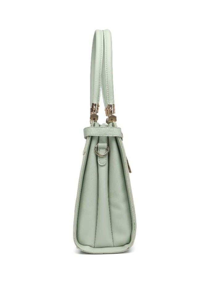 Premium Green Women Handbag with Adjustable Sling Strap