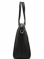 Premium Black Women Tote Bag with Adjustable Shoulder Strap
