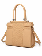 Premium Camel Women Handbag with Adjustable Sling Strap