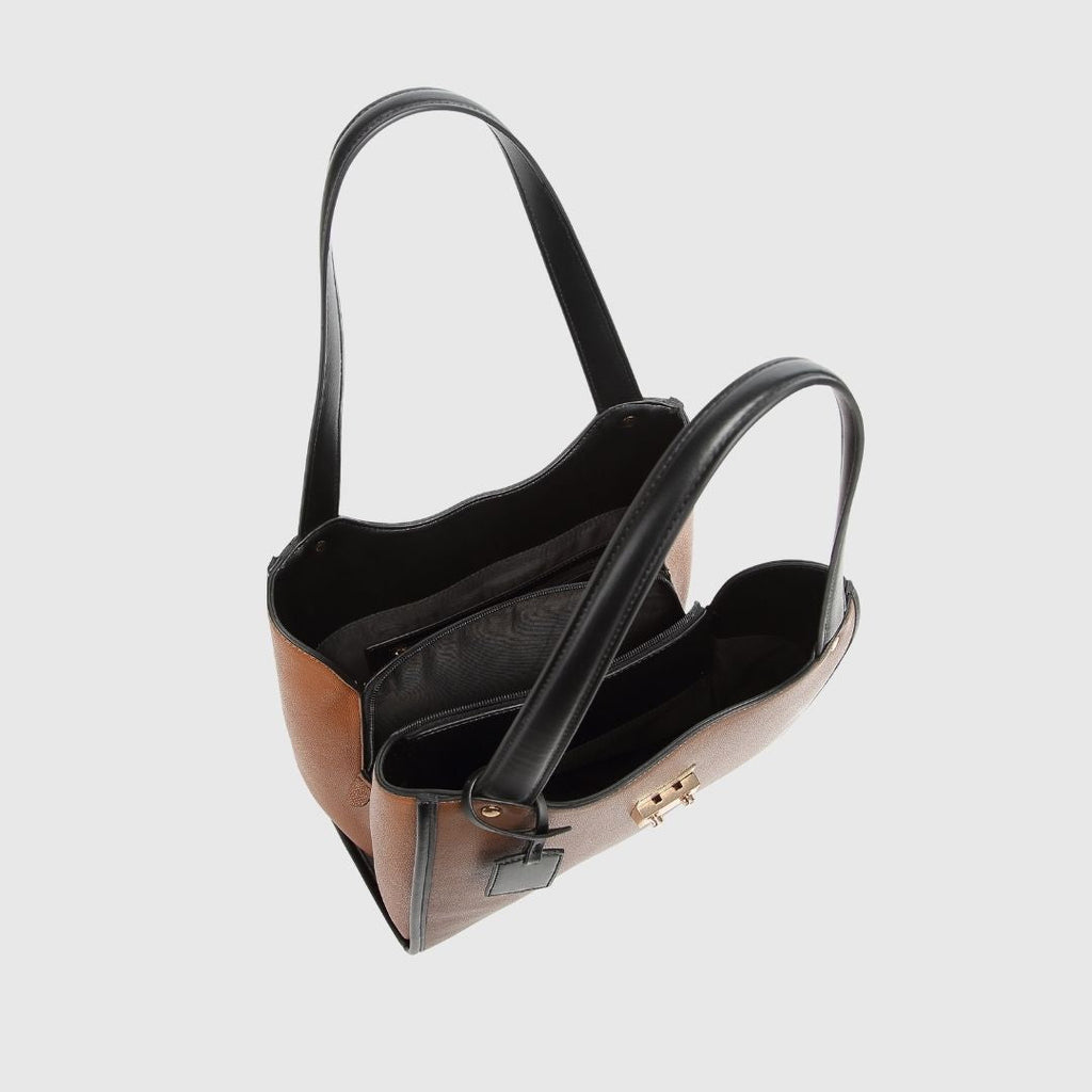 DENICE BROWN EMPORIO TOTE BAG