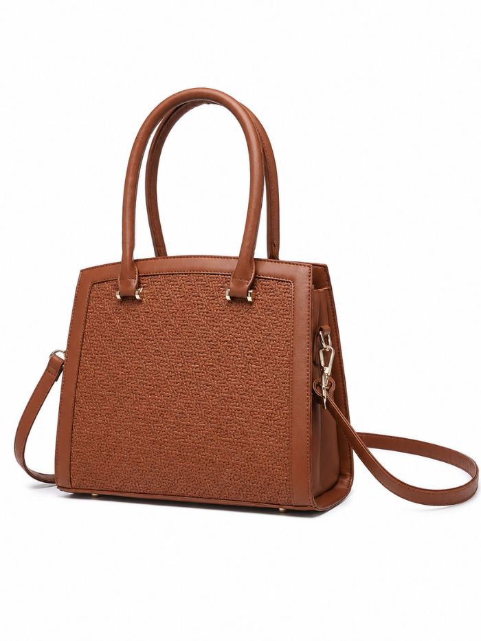 Premium Brown Women Handbag with Adjustable Sling Strap