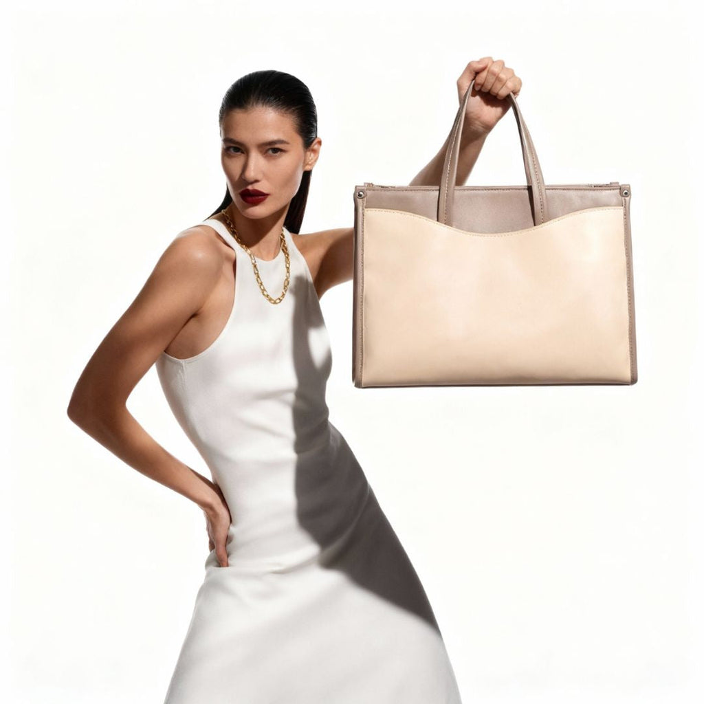 EMPORIO OFF WHITE BROOKE TOTE BAG