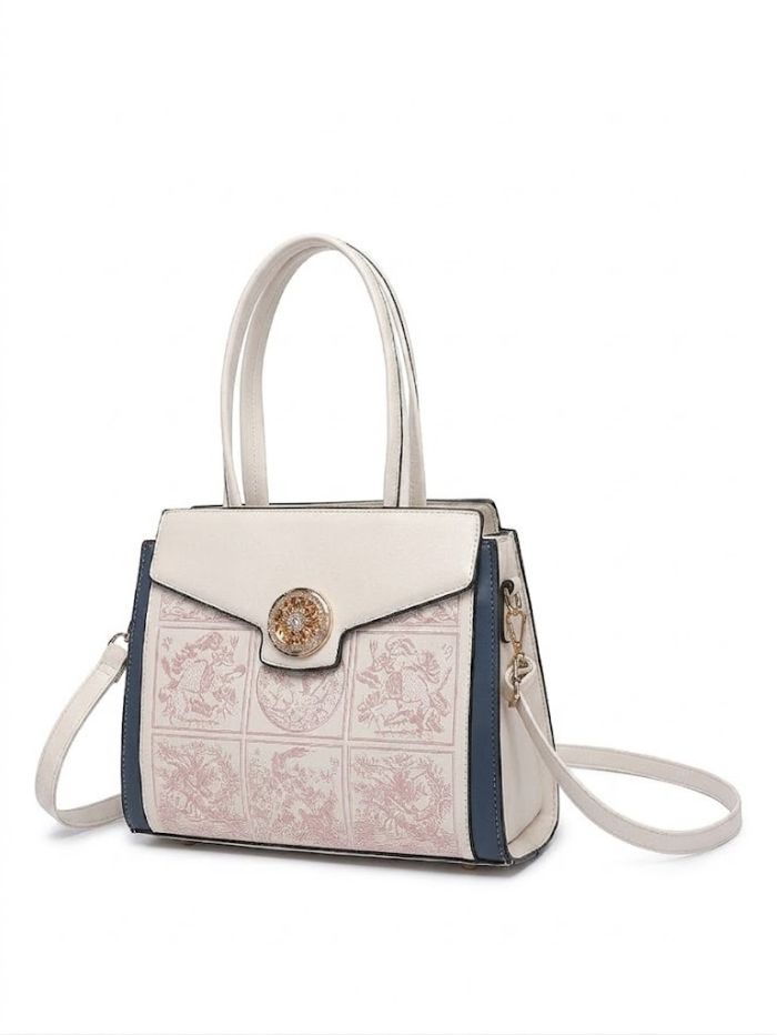 Premium Blue Women Handbag with Adjustable Sling Strap