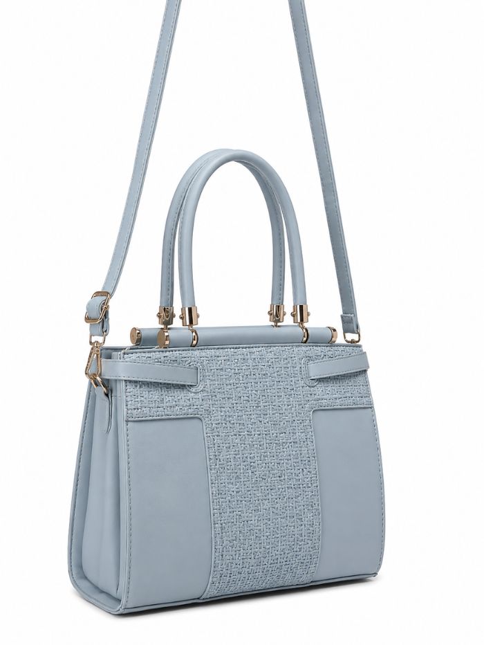 Premium Blue Women Handbag with Adjustable Sling Strap
