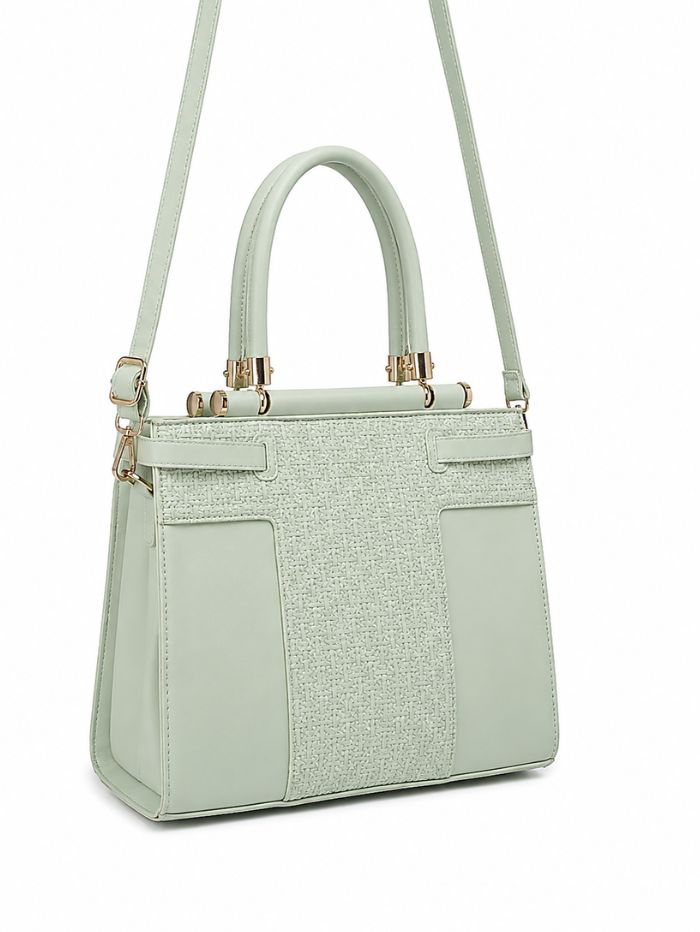 Premium Green Women Handbag with Adjustable Sling Strap