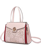 Premium Pink Women Handbag with Adjustable Sling Strap