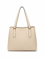 Premium Beige Women Handbag with Adjustable Shoulder Strap