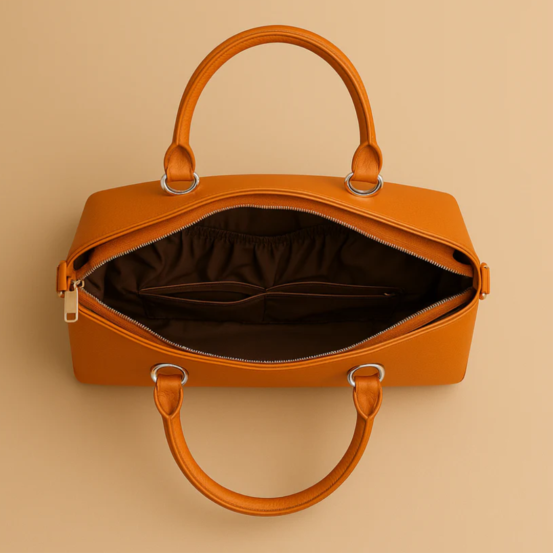 Caramel Brown Structured Tote HandBags For Women–Premium Everyday Handbag