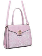 Premium Purple Women Handbag with Adjustable Sling Strap