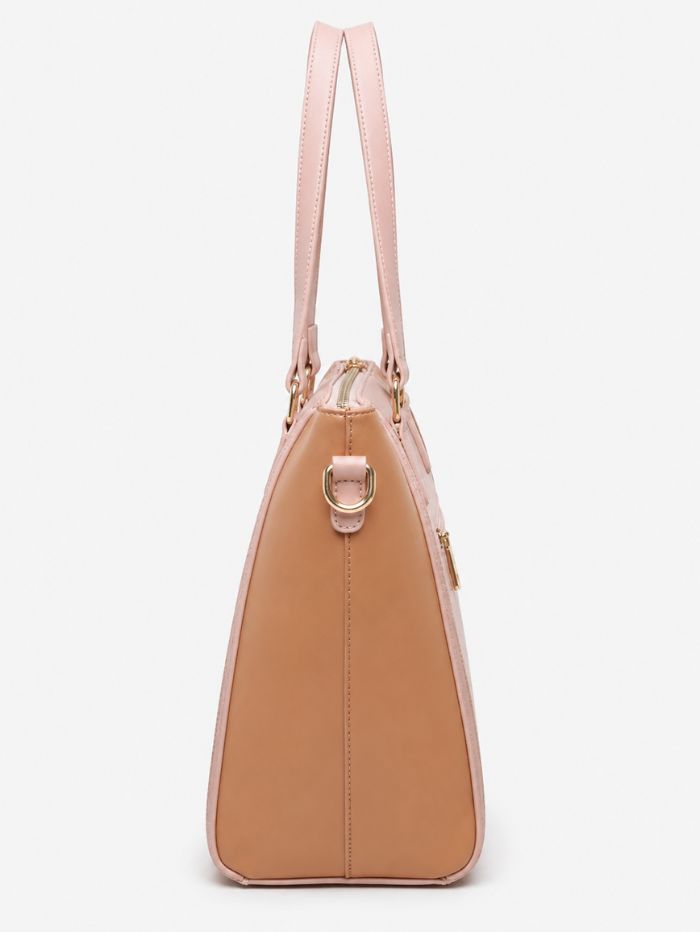 Premium Pink Women Shoulder Bag with Adjustable Sling Strap