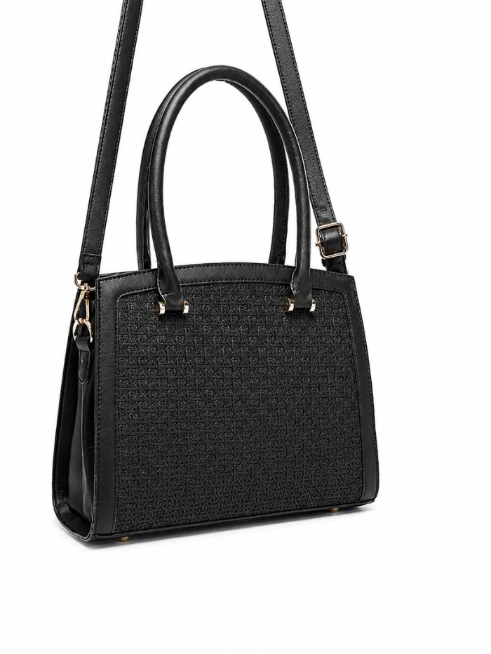 Premium Black Women Handbag with Adjustable Sling Strap