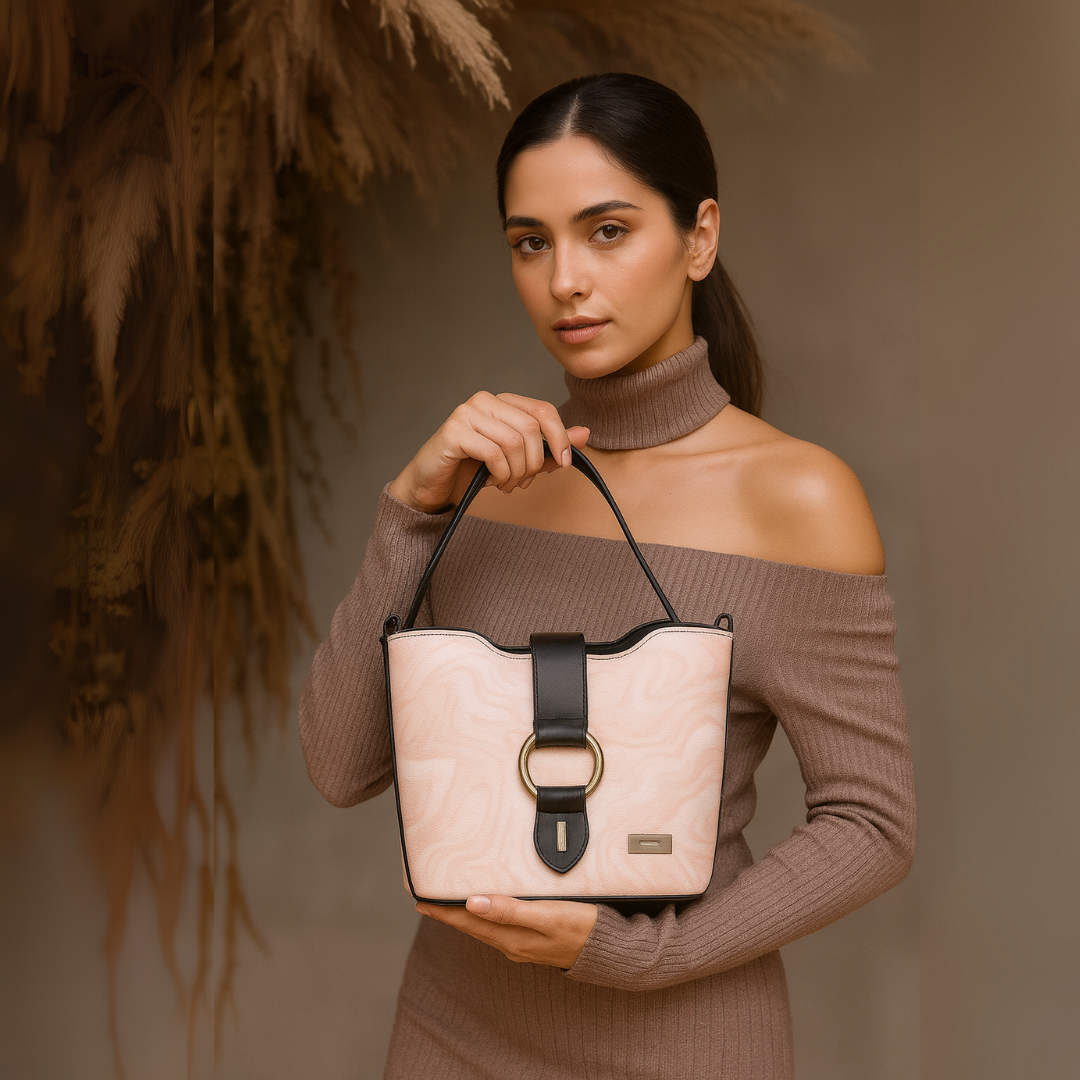 Ring-Buckle Sling Bag