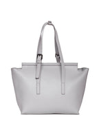 Elegant Grey Tote Handbag
