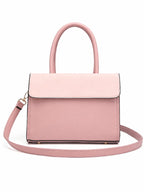 Premium Pink Women Handbag with Adjustable Sling Strap