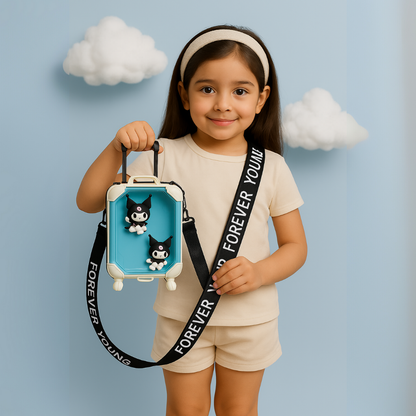 PandaPlay Kids Travel Trolley For Girls