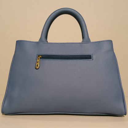 Blush Structured Tote Purple Handbag For Women